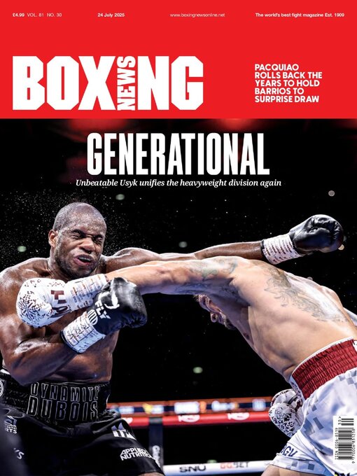 Title details for Boxing News by ID Sports Media Limited - Available